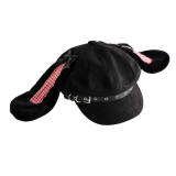 Plaid Rabbit Ears Lolita Beret
