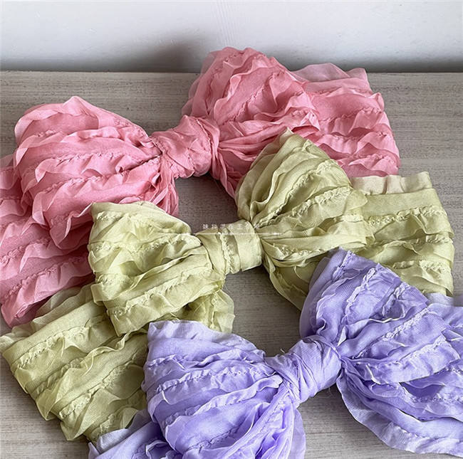 The Spring of Poetry in the Mist Bowknot Top Hairclip