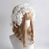 White Lace Lolita Headdress