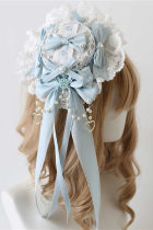 Bowknots Lace Lolita Top Hat