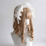 White Lace Lolita Headdress