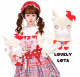 Lovely Lota Fox in the Circus Lolita Bag 34cm high