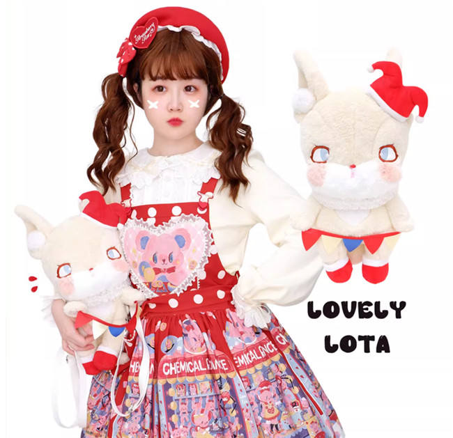 Lovely Lota Fox in the Circus Lolita Bag 34cm high
