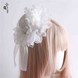 Peacock Feather Detachable Wings Lolita Headband, Top Hat and Feather Headdress