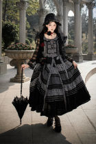 Miss Point Garden Sunflower Tiered Skirt Lolita Jumper Dress