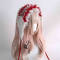 Red White Headband with detachable wings