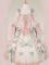 Front Open One Piece Dress -Pink Green