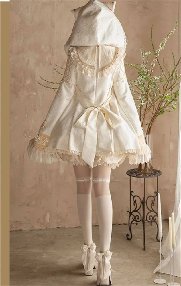 Lizbird Reincarnation of Time Doll Lolita Dress, Fake Collar, Hat and Bloomer