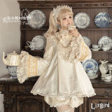 Lizbird Reincarnation of Time Doll Lolita Dress, Fake Collar, Hat and Bloomer