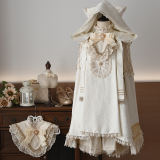 Lizbird Reincarnation of Time Doll Lolita Dress, Fake Collar, Hat and Bloomer