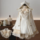 Lizbird Reincarnation of Time Doll Lolita Dress, Fake Collar, Hat and Bloomer