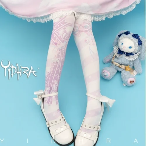 Yidhra Sweet fantasy Digital printing original Lolita Pantyhose