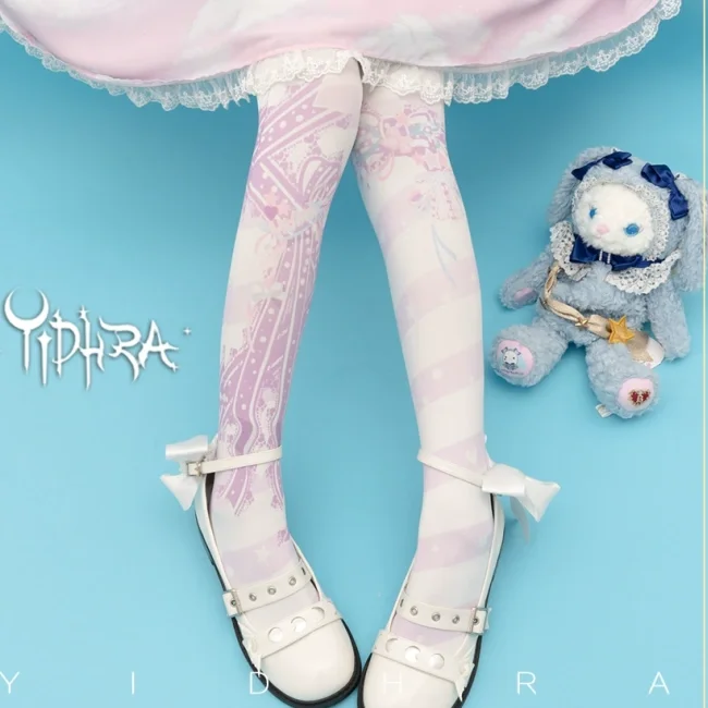 Yidhra Sweet fantasy Digital printing original Lolita Pantyhose