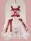 Long Jumper Dress(lace at chest) -White Red