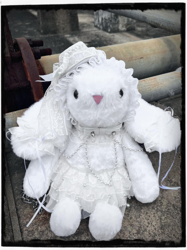 Lolita Lace Plush Doll Bag Crossbody Bag