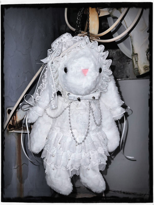 Lolita Lace Plush Doll Bag Crossbody Bag