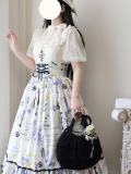 Watercolor Hyacinth Series Lolita Shirt and Skirt