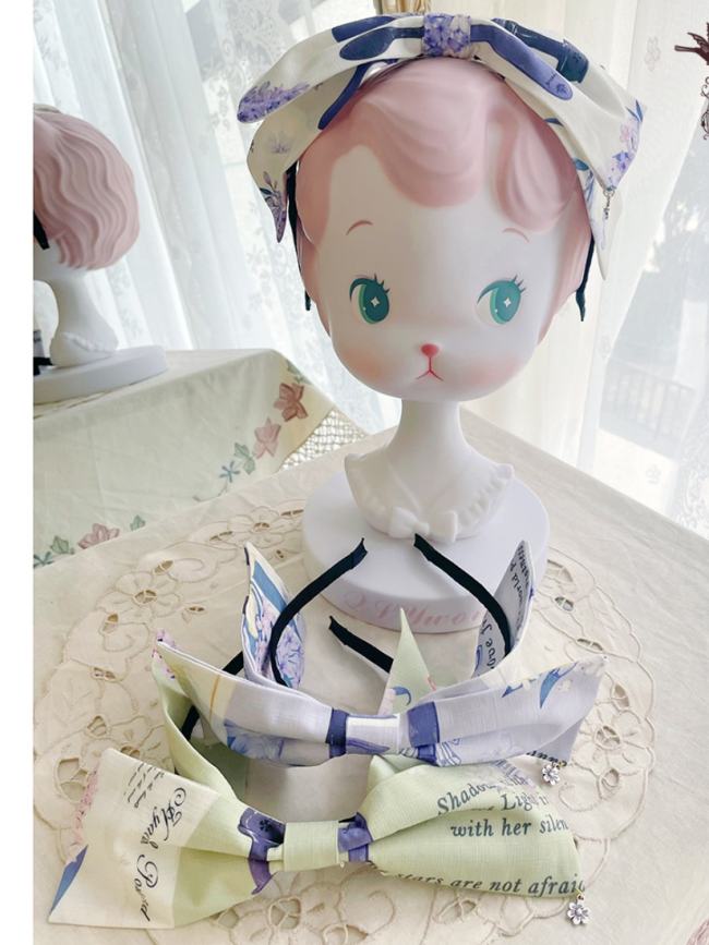 Watercolor Hyacinth Series Lolita Accessories