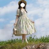 Watercolor Hyacinth Series Lolita Dress