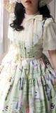 Watercolor Hyacinth Series Lolita Shirt and Skirt