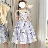 Watercolor Hyacinth Series Lolita Dress