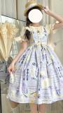 Watercolor Hyacinth Series Lolita Accessories