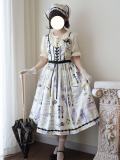 Watercolor Hyacinth Series Lolita Dress