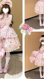 Discovering Treasure Picture Frame Cat Printed Lolita Dress