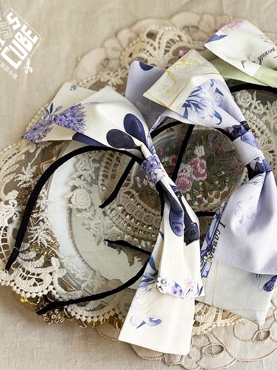 Watercolor Hyacinth Series Lolita Accessories