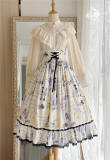 Watercolor Hyacinth Series Lolita Shirt and Skirt