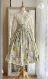 Watercolor Hyacinth Series Lolita Shirt and Skirt