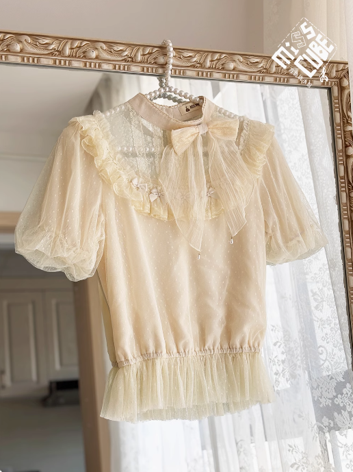 Watercolor Hyacinth Series Lolita Shirt and Skirt