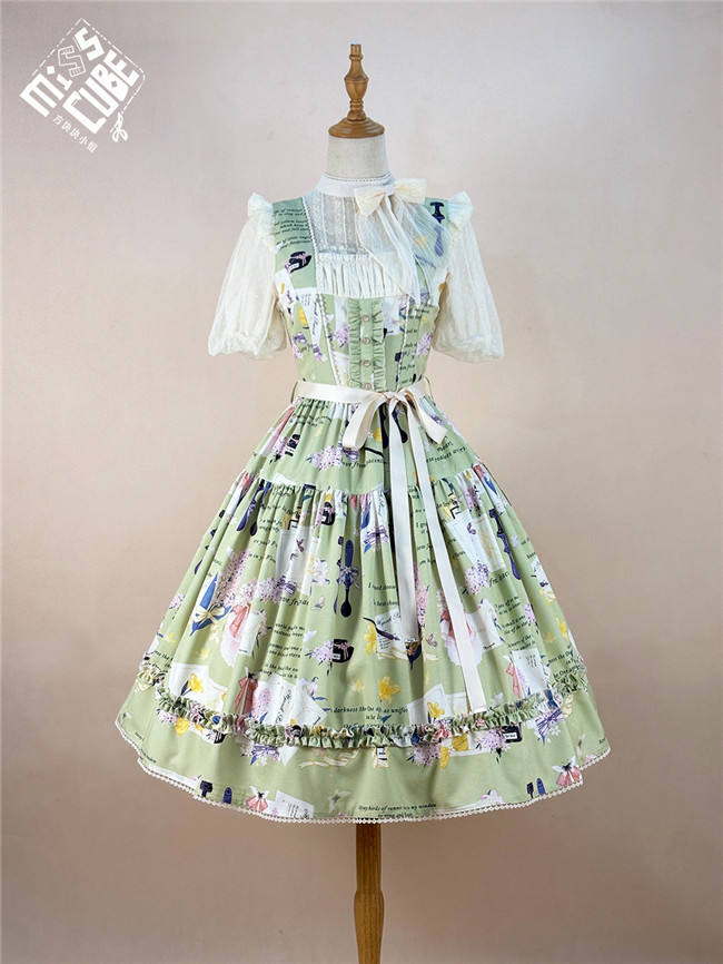 Watercolor Hyacinth Series Lolita Dress