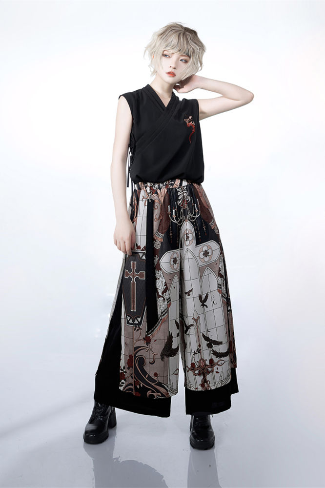 Princess Chronicles Dark Night Instruction Ouji Fashion Trousers
