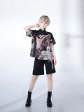 Princess Chronicles Dark Night Instruction Embroidery Ouji Fashion Short Pants