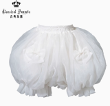Classical Puppets Super Puffy Petticoat Lolita Bloomer White In Stock