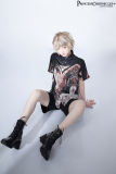 Princess Chronicles Dark Night Instruction Embroidery Ouji Fashion Short Pants