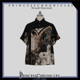 Princess Chronicles Dark Night Instruction Ouji Fashion Short Sleeves Shirt