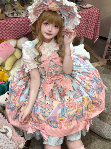 Rainbow Bunny Lolita Dress