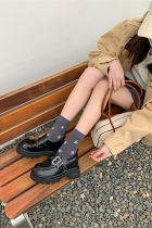 Earl Cat Leather Loafers Platform Shoes