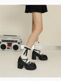 Earl Cat Multiple Belts Lolita Heels Shoes
