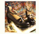 Double Bow High Heel Lolita Shoes