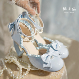 Love heart high heel women's sandals lolita shoes