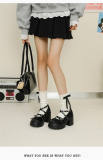 Earl Cat Multiple Belts Lolita Heels Shoes