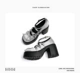 Earl Cat Multiple Belts Lolita Heels Shoes
