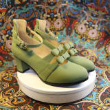 Double Bow High Heel Lolita Shoes