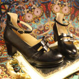 Double Bow High Heel Lolita Shoes