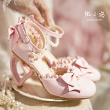 Love heart high heel women's sandals lolita shoes