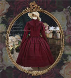 Black Forest Courtyard Gigot Sleeve Classic Lolita Dress