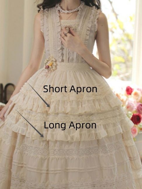 Spring Whisper Solid Color French JSK Lolita Dress